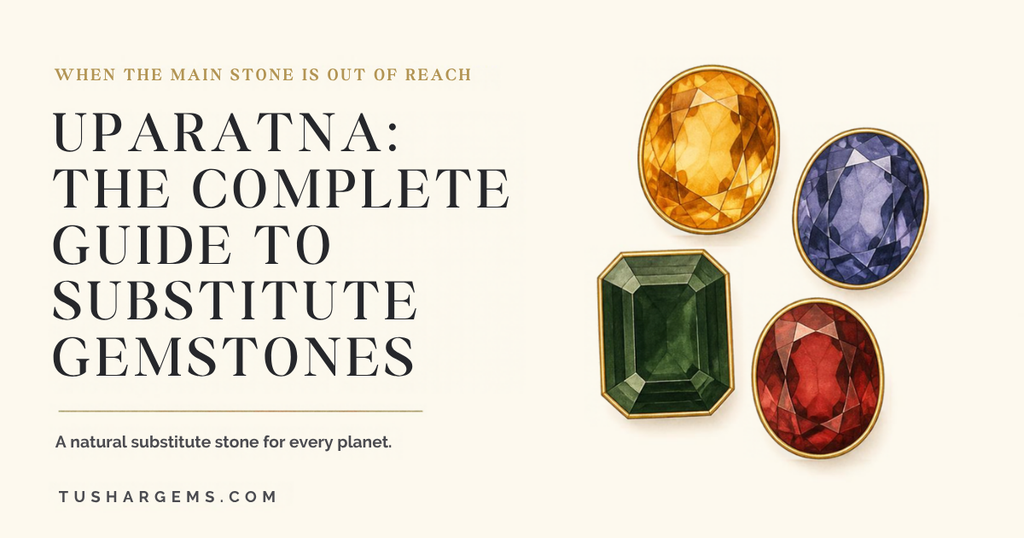 Uparatna substitute gemstones for every planet — Tushar Gems guide