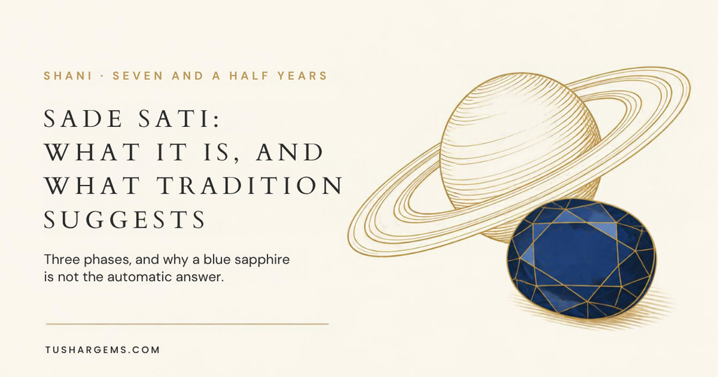 Sade Sati explained — Saturn's seven and a half year transit and gemstone guidance | Tushar Gems