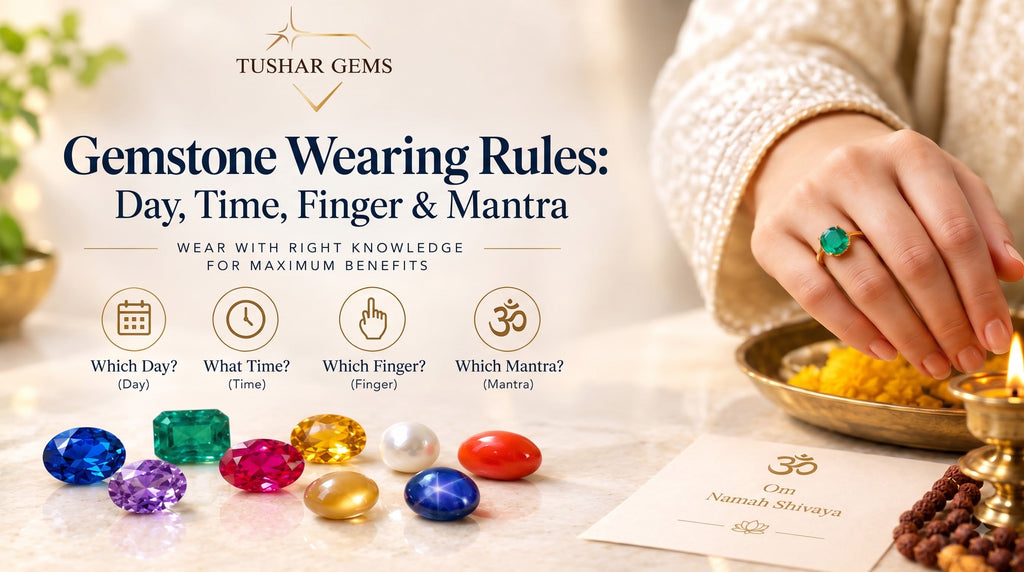 Gemstone wearing rules - Tushar Gems