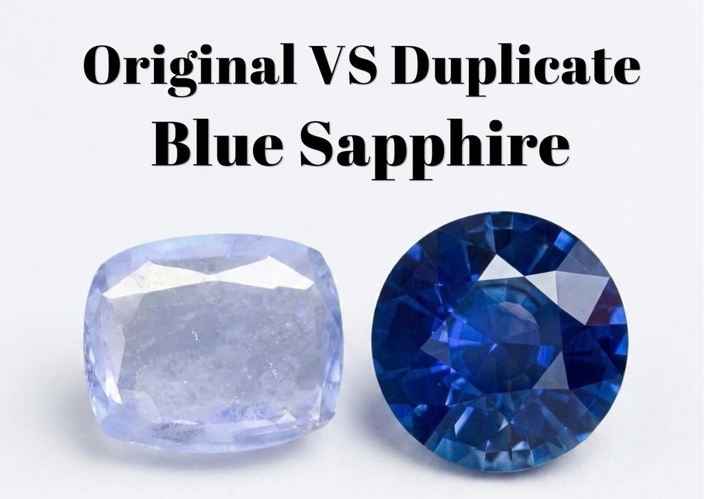 How to Identify a Real Blue Sapphire : Original VS Fake Blue Sapphire Stone