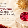 Ruby (Manik) - the Sun stone - Tushar Gems