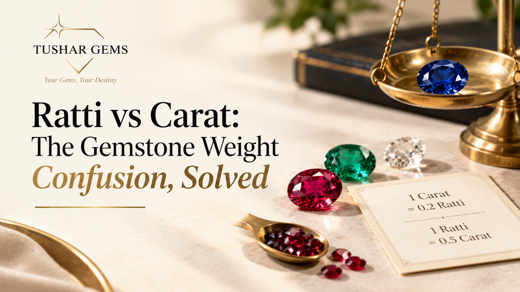 Ratti vs Carat: The Gemstone Weight Confusion, Solved