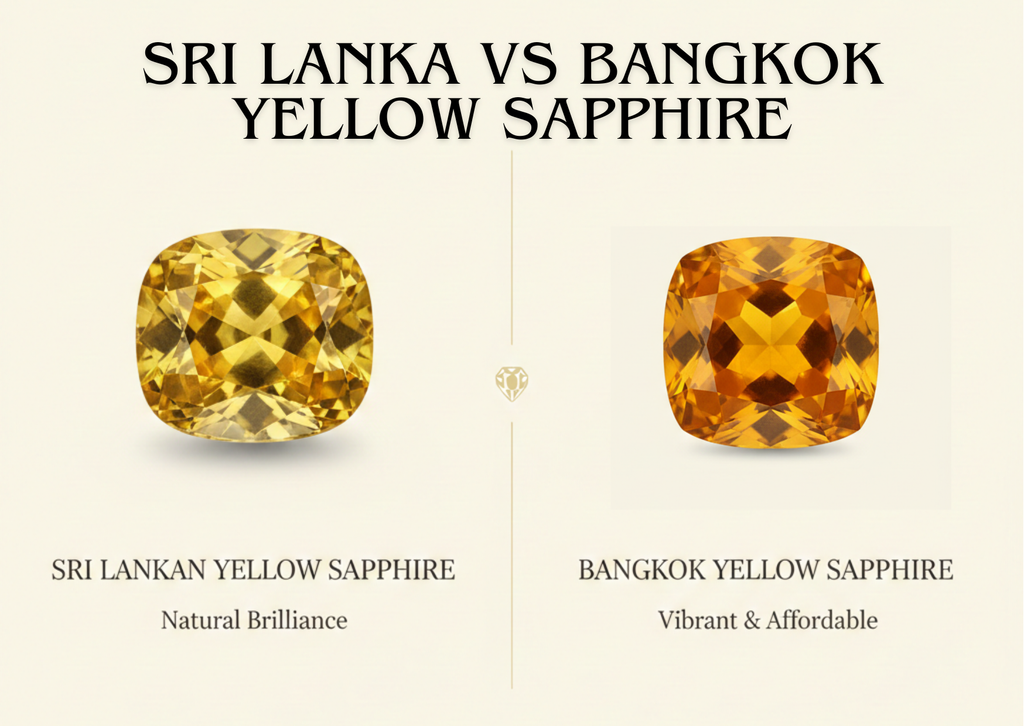 Bangkok vs. Sri Lankan Yellow Sapphire: Which Pukhraj is Right for You?
