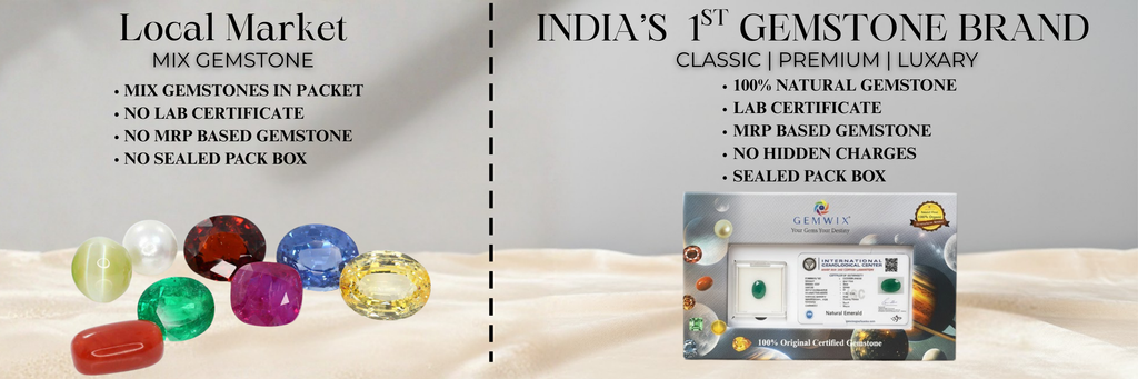 Loose Gemstone vs gemswix Brand