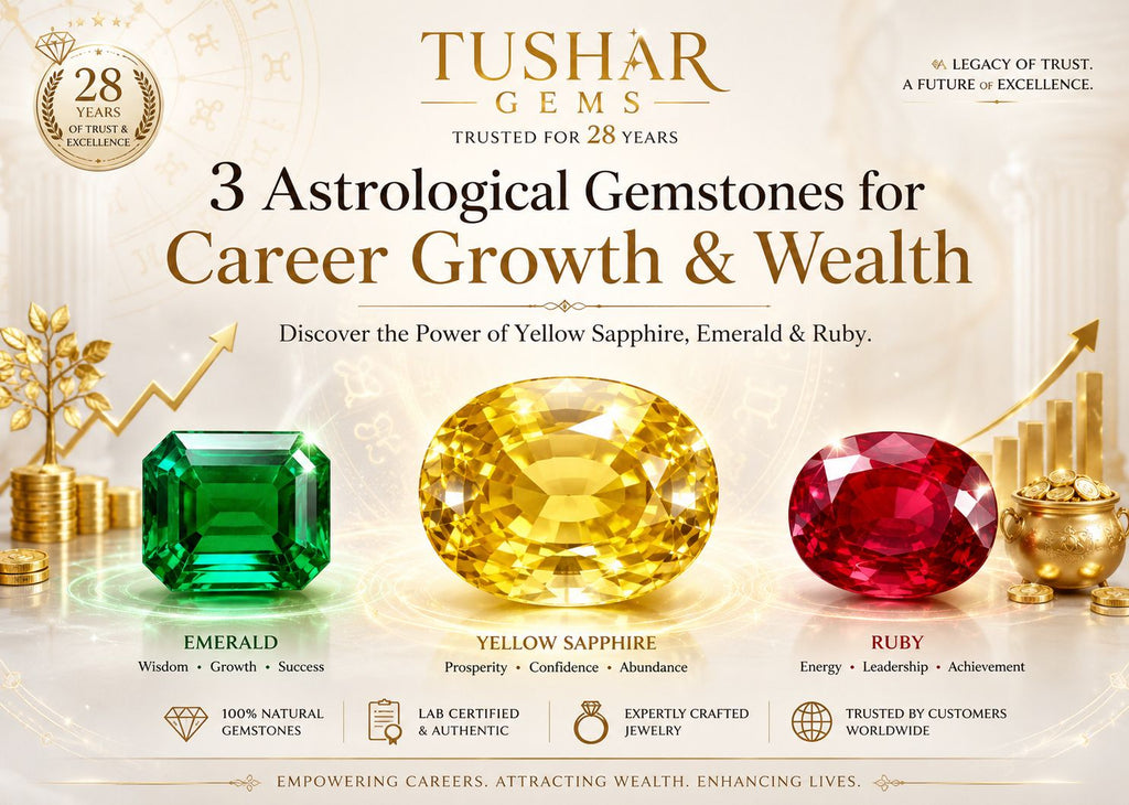 3 Astrological Gemstones to Accelerate Career Growth and Attract Wealth.