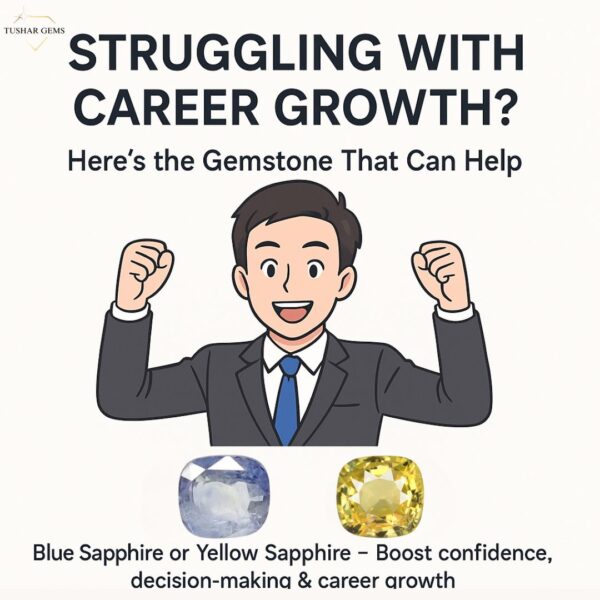 Gemstones for career growth - Tushar Gems