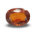 Natural Hessonite (Gomed) oval mixed cut loose gemstone, IGC certified IGCDKBAJ42789