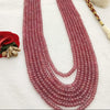 Natural Seven Line Beaded Ruby Necklace: A Symbol of Elegance and Passion image 4