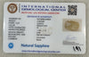 IGC certificate IGCDKBAJ44802 for Natural Sapphire 4.39 Ratti