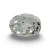 Natural White Zircon oval cut loose gemstone, IGC certified IGCDKBAJ46143
