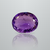 Natural Amethyst (Jamunia) oval mixed cut loose gemstone, IGC certified IGCDKBAJ42144