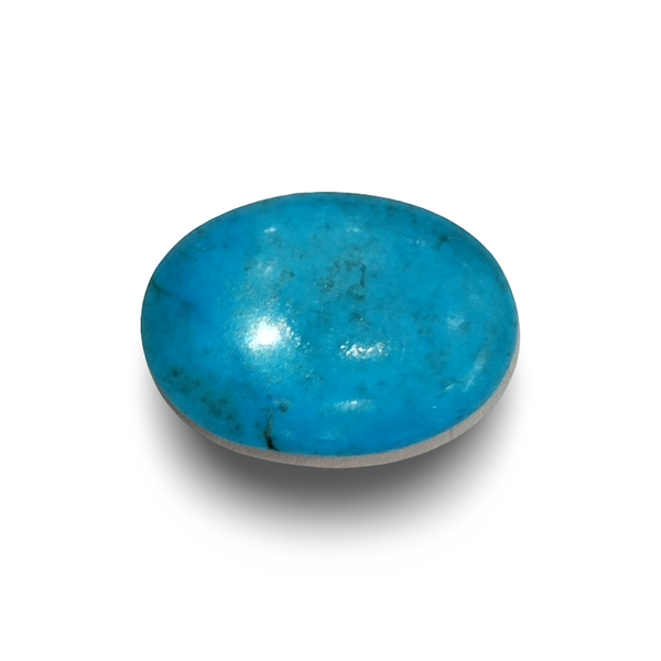 Natural Turquoise (Firoza) oval cut loose gemstone, IGC certified IGCDKBAJ44683
