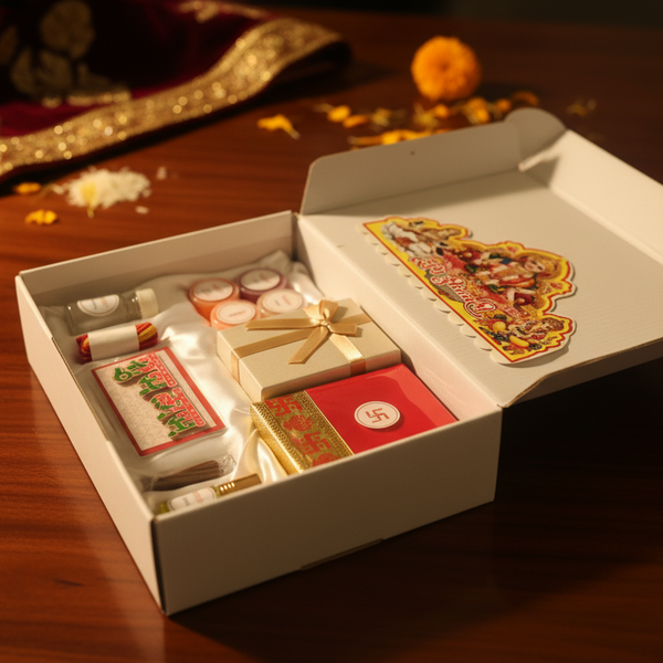 Divine Puja Gift Box – Complete Spiritual Essentials Kit image 3