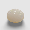Natural White Opal 3.22 ratti oval cabochon loose gemstone, IGC certified IGCDKBAJ42888
