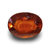 Natural Hessonite (Gomed) oval mixed cut loose gemstone, IGC certified IGCDKBAJ42780