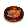 Natural Hessonite (Gomed) oval mixed cut loose gemstone, IGC certified IGCDKBAJ42721