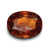 Natural Hessonite (Gomed) oval mixed cut loose gemstone, IGC certified IGCDKBAJ42721