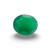 Natural Green Onyx oval mixed cut loose gemstone, SRT certified SRGTL30593