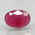 Natural unheated purplish red Ruby (Manik) oval mixed cut loose gemstone, report no. 9498D38424