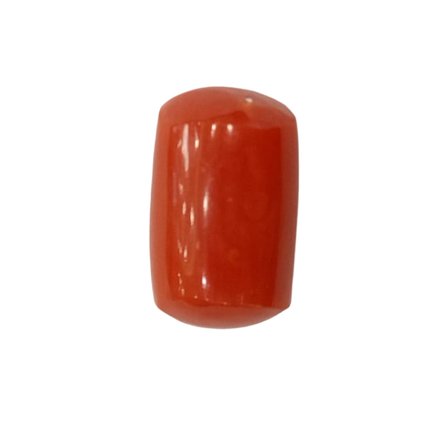 NaturalRed Coral | Certified| Oval CutGemstone Summary No. IGCDKBAJ44936 image 1