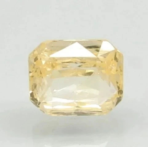 Natural Yellow Sapphire 5.55 Carat (6.17 Ratti) – Certified Unheated | 6626D25564 image 0