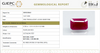 Natural Purplish Red Ruby | Certified Unheated | Octagon Mixed Cut Report No. 9581D38663 image 1