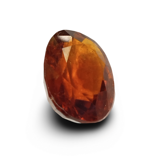 Natural Hessonite (Gomed) | Oval Mix Cut | IGC Certified Certificate Number: IGCDKBAJ42721 image 1