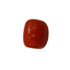 Natural Red Coral | Certified |Capsule Cut Gemstone Summary No. IGCDKBAJ44904 image 1