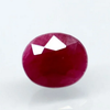Natural unheated purplish red Ruby (Manik) oval mixed cut loose gemstone, report no. 9581D38698