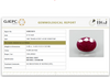 Natural Purplish Red Ruby | Certified Unheated | Oval Mixed Cut Report No. 9498D38415 image 1