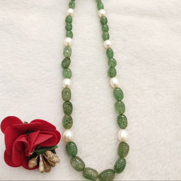 Emerald-Pearl Necklace: A Timeless Union of Elegance and Luxury-G.STB12 image 2