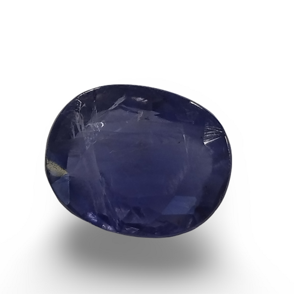 Natural Iolite (Kaka Neeli) round cut loose gemstone, IGC certified IGCDKBAJ44628