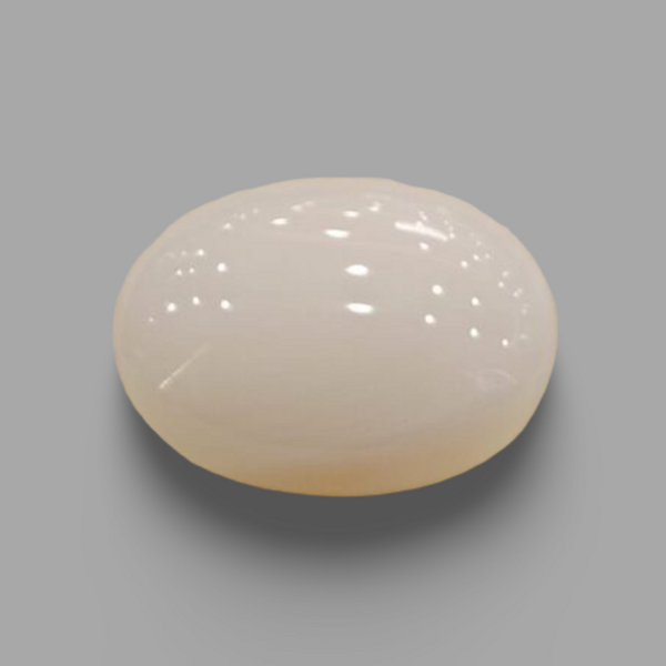 Natural White Coral (Safed Moonga) certified loose gemstone, report no. IGCDKBAJ41529