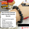 Black Premium Sulemani Hakik Powerful Protective Energy Bracelet For Men & Women image 1