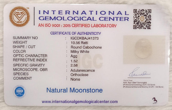 Natural Moonstone: A Gem of Serenity and Enlightenment Summary No IGCDKBAJ41373 image 2