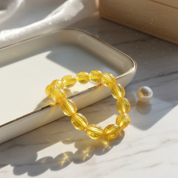 YELLOW SEAZERED BRACELET A SYMBOL OF PROTECTION image 1