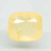 Natural Yellow Sapphire (Pukhraj) cushion mixed cut loose gemstone, report no. 10701D43161