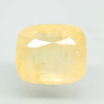 Natural Yellow Sapphire | Cushion Mixed Cut | Transparent | Govt. Lab Certified | Report No. 10701D43161