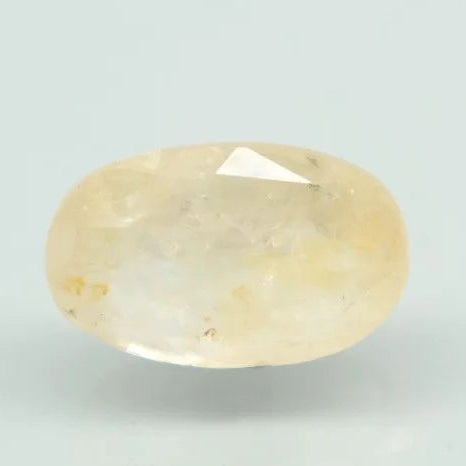 Natural Yellow Sapphire | Oval Mixed Cut | Transparent | Govt. Lab Certified | Report No. 10701D43167