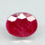 Natural untreated Ruby (Manik) oval cut loose gemstone, report no. 10724D43226