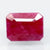 Natural untreated Ruby (Manik) octagon cut loose gemstone, report no. 10749D43353