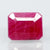 Natural untreated Ruby (Manik) octagon cut loose gemstone, report no. 10749D43354