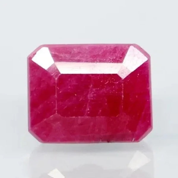 Natural untreated Ruby (Manik) octagon cut loose gemstone, report no. 10749D43354