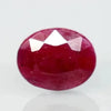 Natural untreated Ruby (Manik) oval cut loose gemstone, report no. 10749D43356