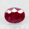 Natural untreated Ruby (Manik) oval cut loose gemstone, report no. 10749D43358