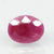 Natural untreated Ruby (Manik) oval cut loose gemstone, report no. 10749D43361