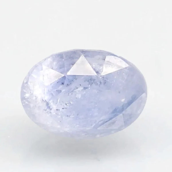 Natural Blue Sapphire (Neelam) oval mixed cut loose gemstone, report no. 10805D43601
