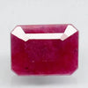 Natural untreated Ruby (Manik) octagon step cut loose gemstone, report no. 10805D43603