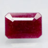 Natural untreated Ruby (Manik) octagon step cut loose gemstone, report no. 10805D43604