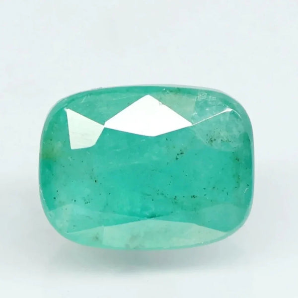 Natural Emerald (Panna) cushion mixed cut loose gemstone, report no. 10805D43614